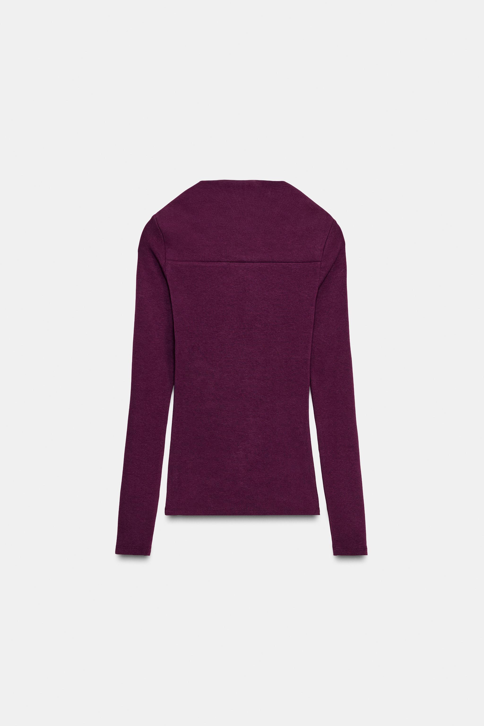 RIB LONG SLEEVE T-SHIRT